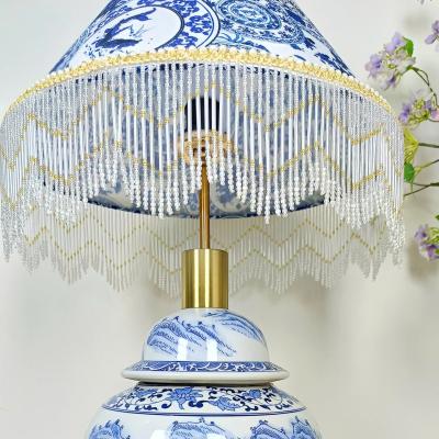 ĐÈN BÀN TRANG TRÍ PHÒNG KHÁCH CAO CẤP MEN XANH